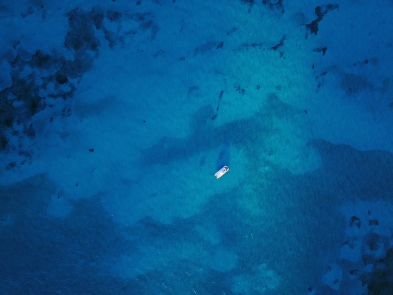 Aerial — Open Pit Mine